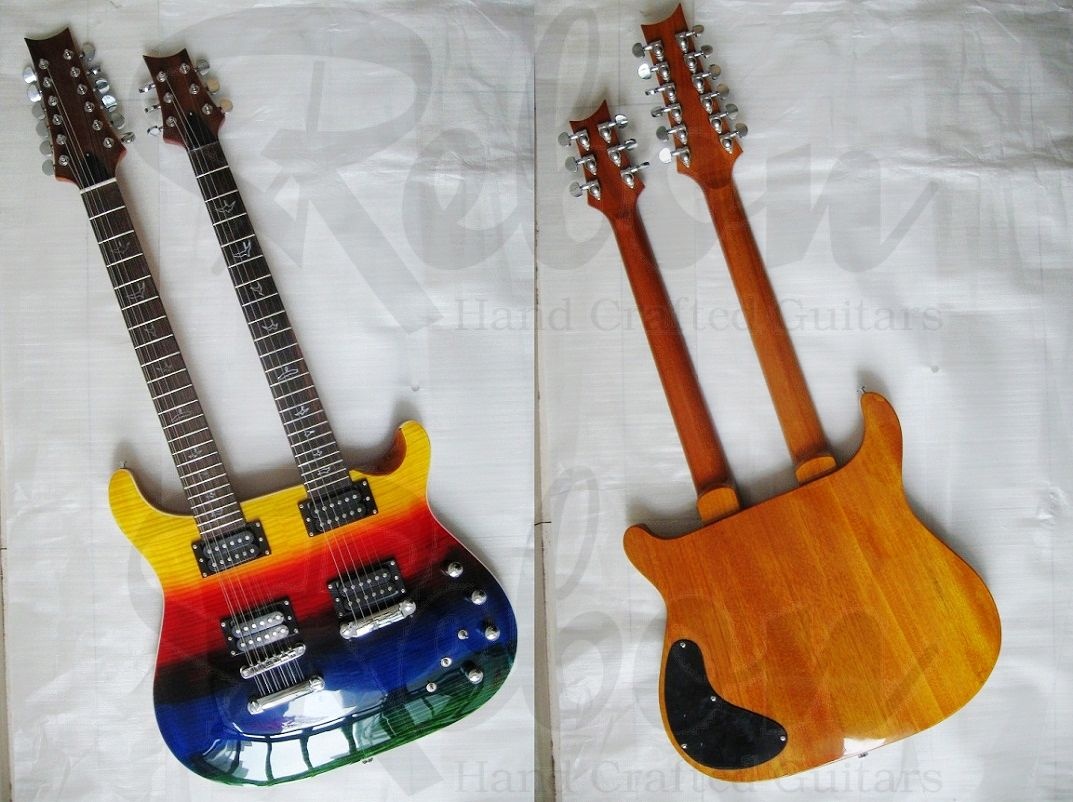 Double neck guitar