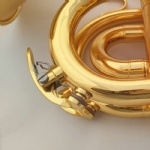 Bb Key Gold-plated Yellow Brass mini Trumpet