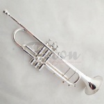 Bb key Silver Plated cheap Trumpet