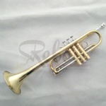 C key Gold Silver Trumpet