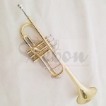 C key Gold Silver Trumpet