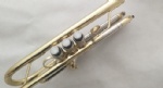 C key Gold Silver Trumpet