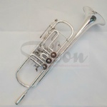 Bb key Silver-plated high quality Trumpet