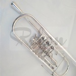 Bb key Silver-plated high quality Trumpet