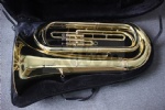 Bb key tuba with soft case