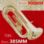 Bb key tuba with soft case