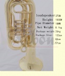 Bb Key  Electrophoresis Gold Baritone tuba