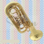 Bb Key  Electrophoresis Gold Baritone tuba