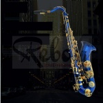 Bb Key Blue colour Tenor Saxophone