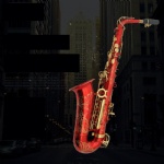 Eb Key rose red Saxophone